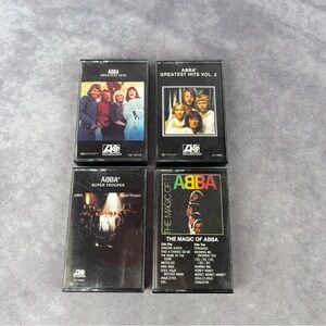 ABBA Pop Rock Cassette Tape Lot Magic of ABBA Greatest Hits Super Trouper
